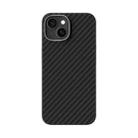 For iPhone 14 ABEEL C Carbon Fiber Series 6D Micro Relief MagSafe Phone Case(Black) - 2