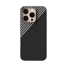 For iPhone 14 Pro ABEEL C Carbon Fiber Series 6D Micro Relief MagSafe Phone Case(Black Grey) - 2