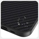 For iPhone 16e ABEEL C Carbon Fiber Series 6D Micro Relief MagSafe Phone Case(Black) - 3