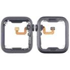 For Apple Watch Series 6 40MM LTE Aluminium Alloy Middle Frame Bezel Plate with Crown Spin Axis Flex Cable(Grey) - 1