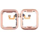 For Apple Watch Series 6 40MM LTE Aluminium Alloy Middle Frame Bezel Plate with Crown Spin Axis Flex Cable(Gold) - 1