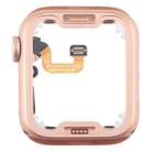 For Apple Watch Series 6 40MM LTE Aluminium Alloy Middle Frame Bezel Plate with Crown Spin Axis Flex Cable(Gold) - 3