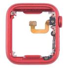 For Apple Watch Series 6 40MM LTE Aluminium Alloy Middle Frame Bezel Plate with Crown Spin Axis Flex Cable(Red) - 2