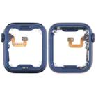 For Apple Watch Series 6 40MM LTE Aluminium Alloy Middle Frame Bezel Plate with Crown Spin Axis Flex Cable(Blue) - 1