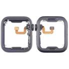 For Apple Watch Series 6 44MM LTE Aluminium Alloy Middle Frame Bezel Plate with Crown Spin Axis Flex Cable(Grey) - 1