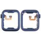 For Apple Watch Series 6 44MM LTE Aluminium Alloy Middle Frame Bezel Plate with Crown Spin Axis Flex Cable(Blue) - 1