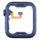 For Apple Watch Series 6 44MM LTE Aluminium Alloy Middle Frame Bezel Plate with Crown Spin Axis Flex Cable(Blue) - 2