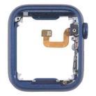 For Apple Watch Series 6 40MM GPS Aluminium Alloy Middle Frame Bezel Plate with Crown Spin Axis Flex Cable(Blue) - 3