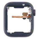 For Apple Watch Series 7 / 8 / 9 41MM LTE Aluminium Alloy Middle Frame Bezel Plate with Crown Spin Axis Flex Cable(Midnight) - 2