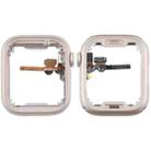 For Apple Watch Series 7 / 8 / 9 41MM LTE Aluminium Alloy Middle Frame Bezel Plate with Crown Spin Axis Flex Cable(Starlight) - 1