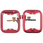 For Apple Watch Series 7 / 8 / 9 41MM GPS Aluminium Alloy Middle Frame Bezel Plate with Crown Spin Axis Flex Cable(Red) - 1