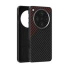 For OPPO Find X8 ABEEL C Carbon Fiber Series 6D Micro Relief MagSafe Phone Case(Black Red) - 1