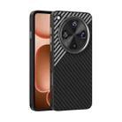 For OPPO Find X8 Ultra ABEEL C Carbon Fiber Series 6D Micro Relief MagSafe Phone Case(Black Grey) - 1