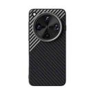 For OPPO Find X8 Ultra ABEEL C Carbon Fiber Series 6D Micro Relief MagSafe Phone Case(Black Grey) - 2