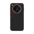 For OPPO Find X8s ABEEL C Carbon Fiber Series 6D Micro Relief MagSafe Phone Case(Black Red) - 2
