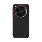 For OPPO Find X8s+ ABEEL C Carbon Fiber Series 6D Micro Relief MagSafe Phone Case(Black Red) - 2
