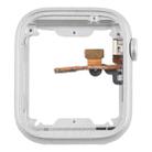 For Apple Watch Series  8 / 9 41MM LTE Aluminium Alloy Middle Frame Bezel Plate with Crown Spin Axis Flex Cable(Silver) - 2