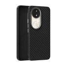 For vivo S20 ABEEL C Carbon Fiber Series 6D Micro Relief MagSafe Phone Case(Black) - 1