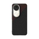 For vivo S20 ABEEL C Carbon Fiber Series 6D Micro Relief MagSafe Phone Case(Black Red) - 2