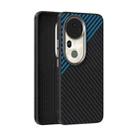 For vivo S20 Pro ABEEL C Carbon Fiber Series 6D Micro Relief MagSafe Phone Case(Black Blue) - 1