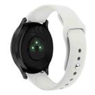 For Garmin Vivoactive 3 / Vivomove HR Solid Color Reverse Buckle Silicone Watch Band, Size: Small Code(Apricot) - 1