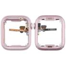 For Apple Watch Series 9 45MM LTE Aluminium Alloy Middle Frame Bezel Plate with Crown Spin Axis Flex Cable(Pink) - 1