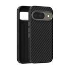 For Google Pixel 9 ABEEL C Carbon Fiber Series 6D Micro Relief MagSafe Phone Case(Black) - 1