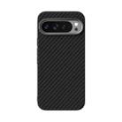 For Google Pixel 9 Pro ABEEL C Carbon Fiber Series 6D Micro Relief MagSafe Phone Case(Black) - 2