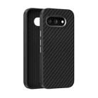 For Google Pixel 9a ABEEL C Carbon Fiber Series 6D Micro Relief MagSafe Phone Case(Black) - 1