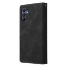 For Samsung Galaxy A16 5G Multifunctional Frosted Zipper Wallet Leather Phone Case(Black) - 3
