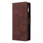 For Samsung Galaxy A16 5G Multifunctional Frosted Zipper Wallet Leather Phone Case(Coffee) - 2