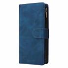 For Samsung Galaxy A07 4G / 5G Multifunctional Frosted Zipper Wallet Leather Phone Case(Blue) - 2