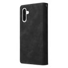 For Samsung Galaxy A17 5G Multifunctional Frosted Zipper Wallet Leather Phone Case(Black) - 3