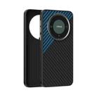 For Huawei Mate 60 Pro / 60 Pro+ ABEEL C Carbon Fiber Series 6D Micro Relief MagSafe Phone Case(Black Blue) - 1