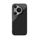 For Huawei Pura 70 ABEEL C Carbon Fiber Series 6D Micro Relief MagSafe Phone Case(Black Grey) - 2