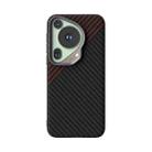 For Huawei Pura 70 Ultra ABEEL C Carbon Fiber Series 6D Micro Relief MagSafe Phone Case(Black Red) - 2