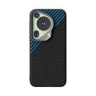 For Huawei Pura 70 Ultra ABEEL C Carbon Fiber Series 6D Micro Relief MagSafe Phone Case(Black Blue) - 2