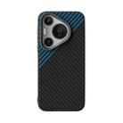 For Huawei Pura 70 Pro / 70 Pro+ ABEEL C Carbon Fiber Series 6D Micro Relief MagSafe Phone Case(Black Blue) - 2