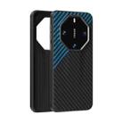 For Huawei Mate 60 RS Ultimate ABEEL C Carbon Fiber Series 6D Micro Relief Phone Case(Black Blue) - 1