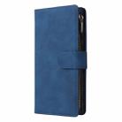 For Samsung Galaxy S25 Ultra 5G Multifunctional Frosted Zipper Wallet Leather Phone Case(Blue) - 2
