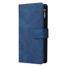 For Samsung Galaxy S24 FE 5G Multifunctional Frosted Zipper Wallet Leather Phone Case(Blue) - 2
