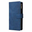 For Samsung Galaxy S23 FE 5G Multifunctional Frosted Zipper Wallet Leather Phone Case(Blue) - 2