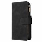 For Samsung Galaxy S22+ 5G Multifunctional Frosted Zipper Wallet Leather Phone Case(Black) - 2