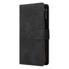 For Samsung Galaxy S25 FE 5G Multifunctional Frosted Zipper Wallet Leather Phone Case(Black) - 2