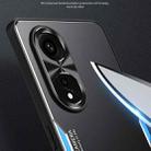 For OPPO A1 Pro / Reno8 T 5G Blade Series TPU + Titanium Alloy Phone Case(Black Silver) - 2