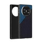 For Huawei Mate X5 / X3 ABEEL C Carbon Fiber Series 6D Micro Relief MagSafe Phone Case(Black Blue) - 1