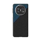 For Huawei Mate X5 / X3 ABEEL C Carbon Fiber Series 6D Micro Relief MagSafe Phone Case(Black Blue) - 2