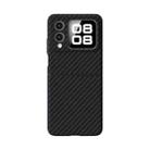 For Huawei nova Flip ABEEL C Carbon Fiber Series 6D Micro Relief MagSafe Phone Case(Black) - 2