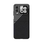 For Huawei nova Flip ABEEL C Carbon Fiber Series 6D Micro Relief MagSafe Phone Case(Black Grey) - 2