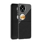 For Huawei Pocket 2 ABEEL C Carbon Fiber Series 6D Micro Relief MagSafe Phone Case(Black Grey) - 1